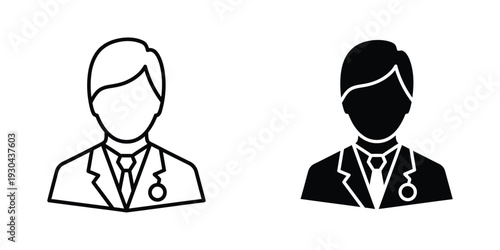 Doctor Icon Medical Professional Health Care Symbol Professional Business