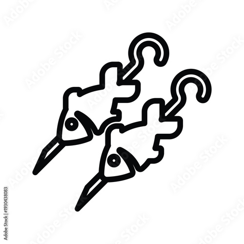 Fish skewer Icon