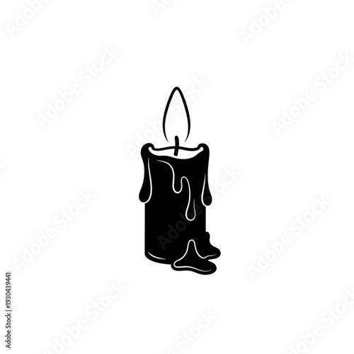 candle holder isolated on white