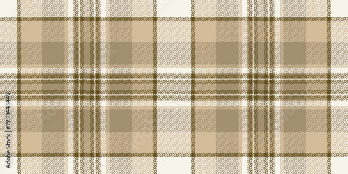 Other texture textile vector, multi plaid seamless tartan. Present background fabric check pattern in amber and linen colors.