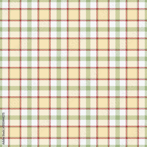 Mens shirt fabric check vector, towel seamless tartan textile. Curtain background pattern texture plaid in white and light colors.