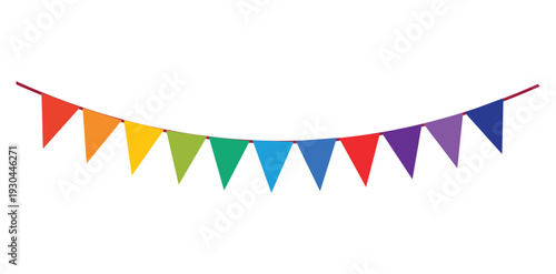 Colorful Bunting Festival flags banner best for Garland Party Birthday Decoration
party and carnival garland decoration Vector