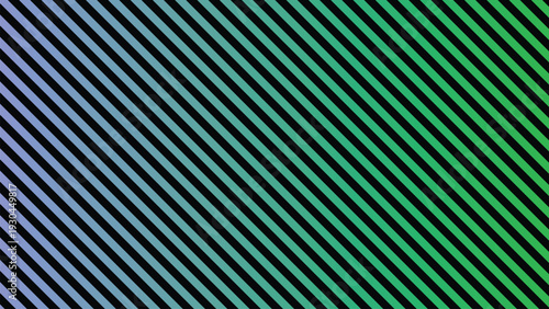 A captivating visual features thin diagonal stripes fading from soft lavender to cool teal and bright green