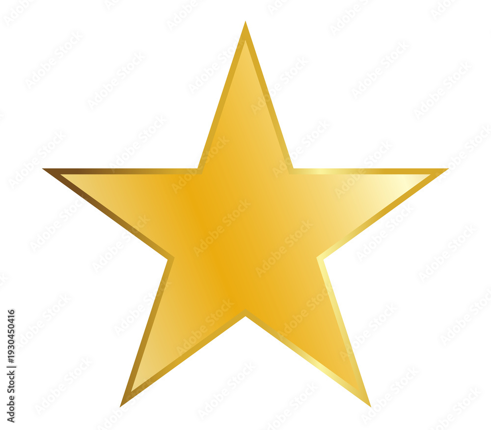 Obraz premium 3d golden star