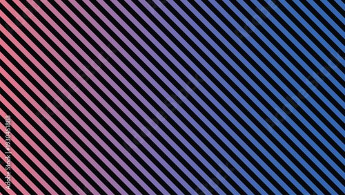 Striking diagonal lines present a smooth color transition from soft pink to cool blue on a dark background
