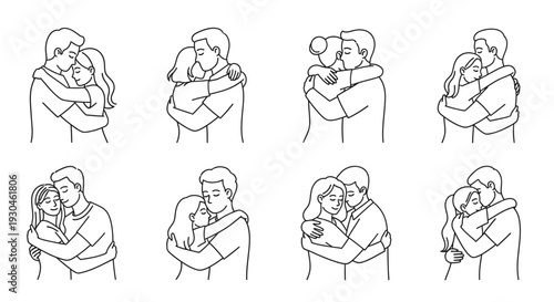 Set of business icons featuring networking,