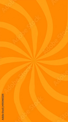 Orange swirl radiating from center
