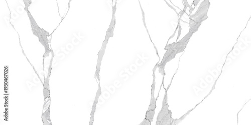 Natural white marble texture background, interior and architectural classic design, vitrified glossy ceramic tile design, and a creative grey veining pattern with high resolution.