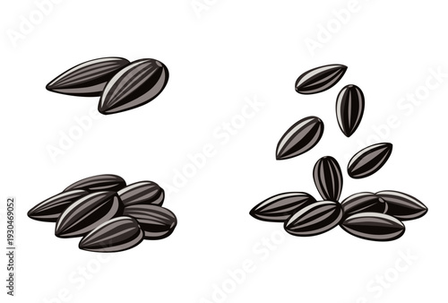 sunflower seed Vector eps 10. background, perfect for wallpaper or design elements