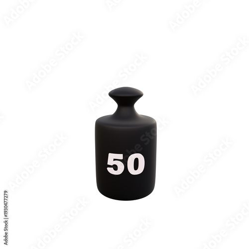 Wallpaper Mural 50 kg. weight of kilogram text isolated on white background. 3d render. Torontodigital.ca