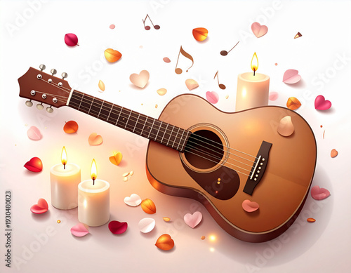 Serenade Guitar Heart Strings