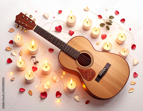 Serenade Guitar Heart Strings