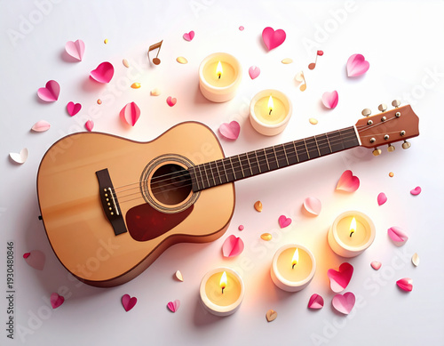 Serenade Guitar Heart Strings