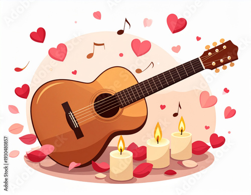 Serenade Guitar Heart Strings