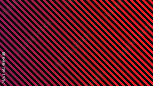 Vibrant diagonal stripes showcasing a smooth color gradient from deep magenta to bright fiery red