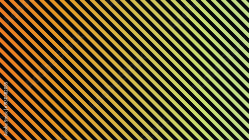 Warm orange and golden yellow diagonal lines transition gently across a dark geometric patterned surface