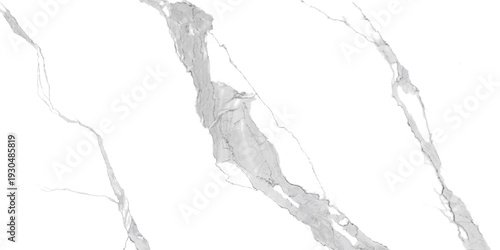 White marble texture and background, creative veining pattern for ceramic tile design, Calcutta glossy scanned marble