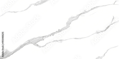 White marble texture and background, with a creative and grey-colored veining pattern for ceramic tile design, create an intricate pattern of nature's artistry
