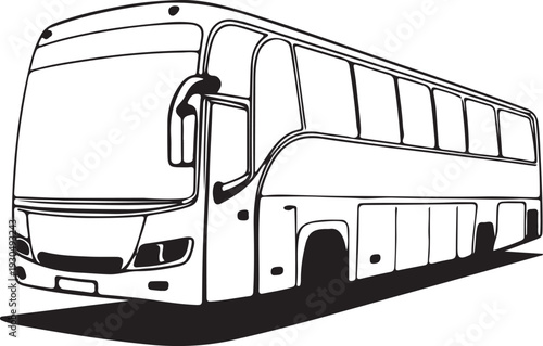 vector illustration of a bus