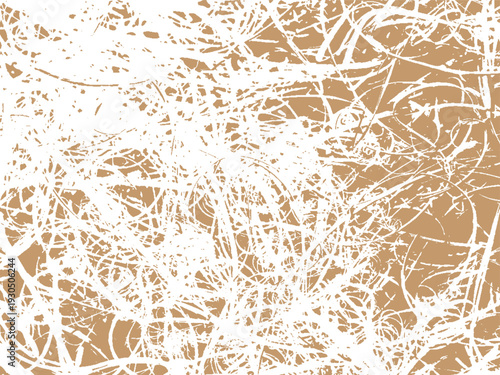 Abstract grunge texture background with distressed scratches and grain effects. High contrast messy overlay for vintage design.