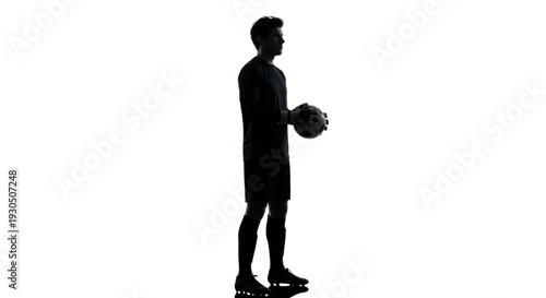 Goalkeeper Rescue Action with white background
