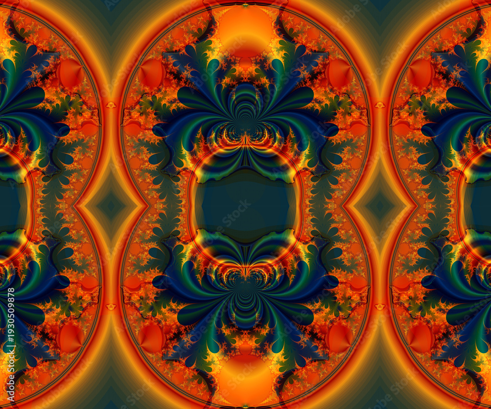 Fototapeta premium Computer generated abstract colorful fractal artwork