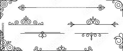 Vintage Ornate Borders and Frames Collection