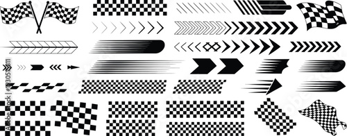 Racing Stripe and Arrow Graphics