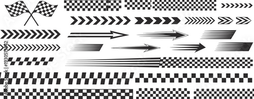 Racing Stripe and Arrow Graphics