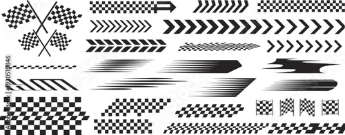 Racing Stripe and Arrow Graphics