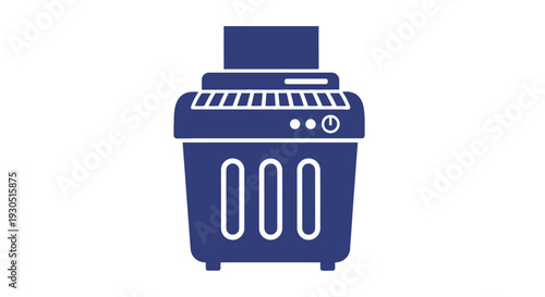 Simple Illustration of a Modern Oven.