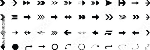 Arrow Symbols for Direction and Navigation