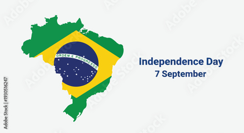 Brazil Independence Day 7 September Vector Illustration