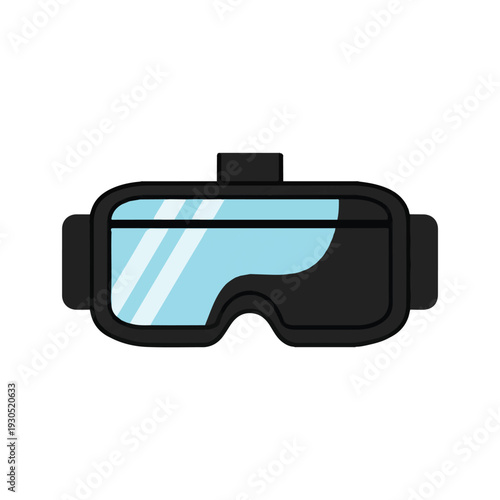 VR goggles icon virtual reality headset futuristic tech symbol