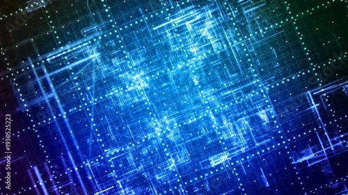 Cyberspace Data Network Background