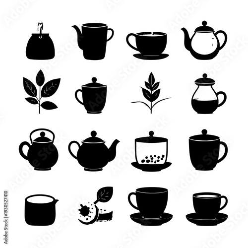 Tea Cups and Teapots Collection.