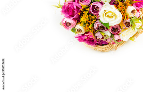 Bridal bouquet flower on th...