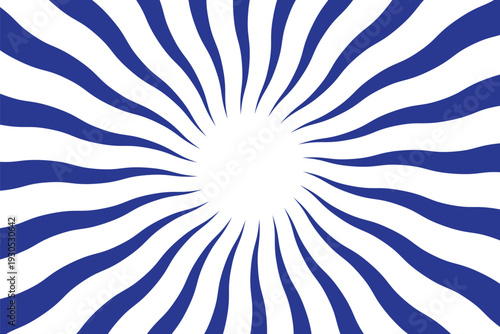 Seamless pattern Fight stamp Manga graphic texture Sun rays or star burst Black vector elements. Black and White Radial Wavy Stripe Optical Illusion Background. Monochrome Spiral Vortex Line abstract 