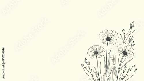 A clean, neutral beige background provides a versatile base for various design projects. Its soft tone evokes feelings of calm and simplicity, suitabl