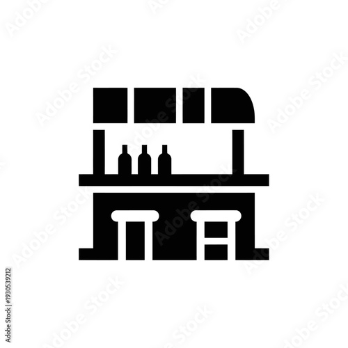 Charming Vintage Store Sign with Artistic Black and White Design for Retail Business