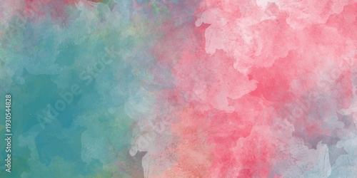 yellow red olive Abstract landscape painting with golden yellow and green watercolor background for spring Pastel green abstract texture background with watercolor