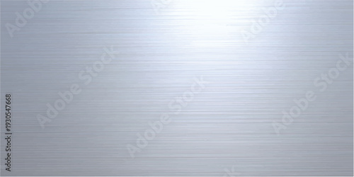A seamless brushed metal plate background featuring a silver metallic texture with a light gray stainless steel surface and a shiny aluminum pattern design. grey, paper, illustration, textured