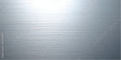 A seamless brushed metal plate background featuring a silver metallic texture with a light gray stainless steel surface and a shiny aluminum pattern design. grey, paper, illustration, textured