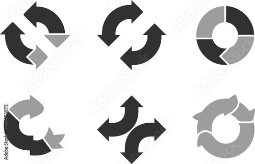 Arrow Cycle Diagrams