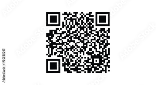 Two contrasting qr codes are displayed against a white background featuring a bold geometric silhouette high quality professional detailed modern elegant