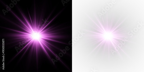 Glistering beams and radiant flashes with glowing overlays, sunlight glare, and warm sunburst effects.