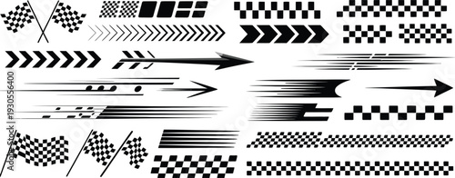Racing Stripe and Arrow Graphics
