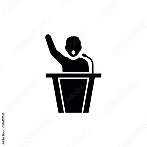 Public Speaker Icon.