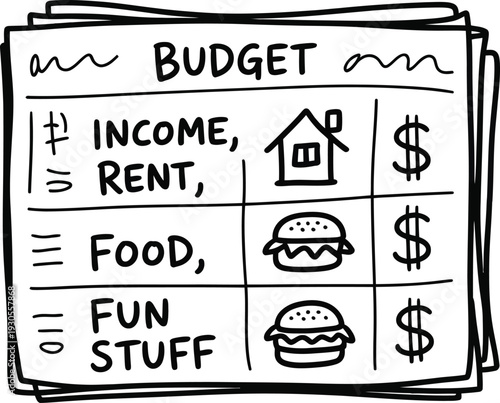 Budget Planning Illustration