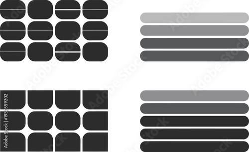 Infographic design elements for data visualization